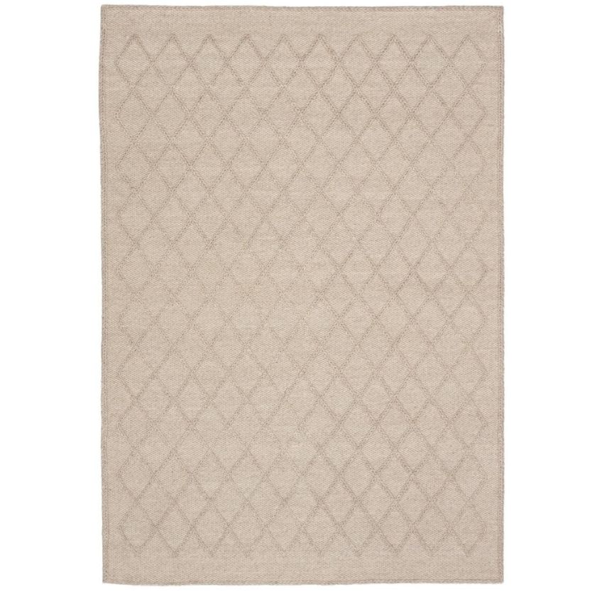 Béžový vlněný koberec Kave Home Sybil 160 x 230 cm