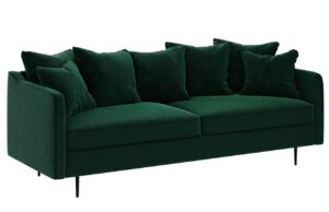 Ghado Sametová pohovka Esme 214 cm