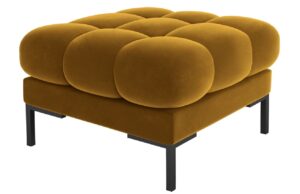 Micadoni Sametová podnožka Mamaia 60 x 60 cm