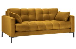 Micadoni Sametová pohovka Mamaia 177 cm