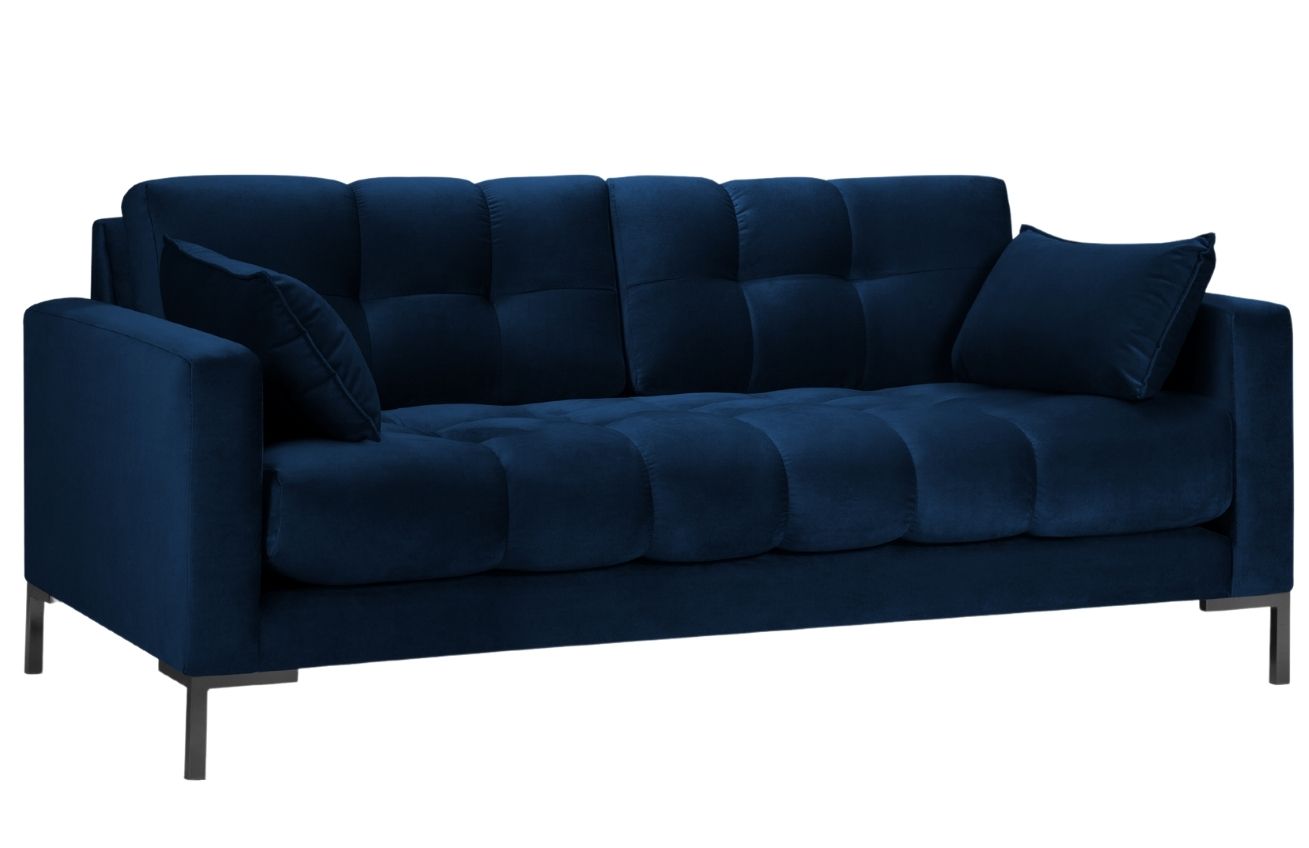 Micadoni Sametová pohovka Mamaia 177 cm