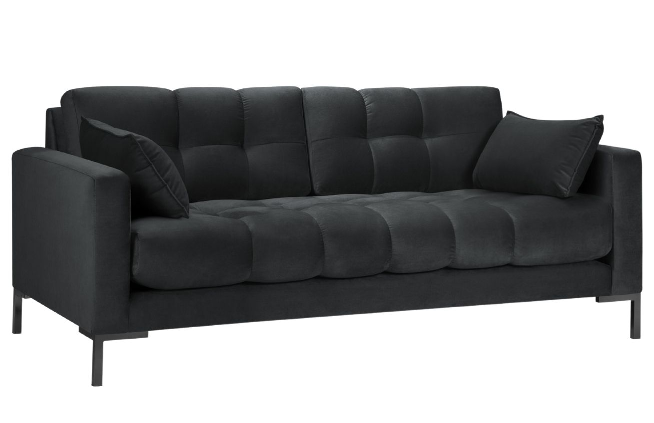 Micadoni Sametová pohovka Mamaia 177 cm