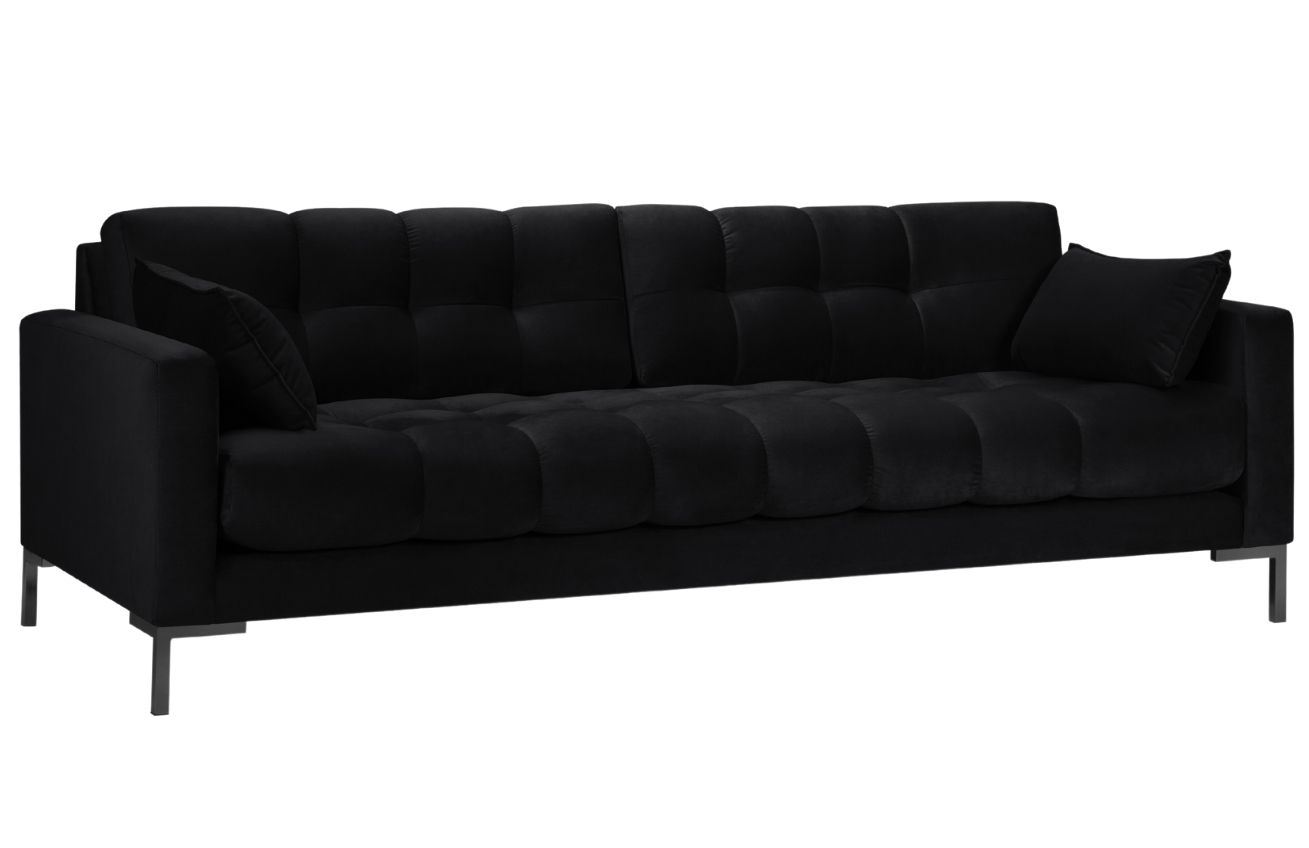 Micadoni Sametová pohovka MAMAIA 217 cm