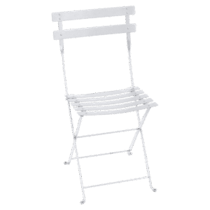 Bílá kovová skládací židle Fermob Bistro