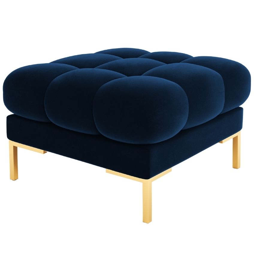 Micadoni Sametová podnožka Mamaia 60 x 60 cm