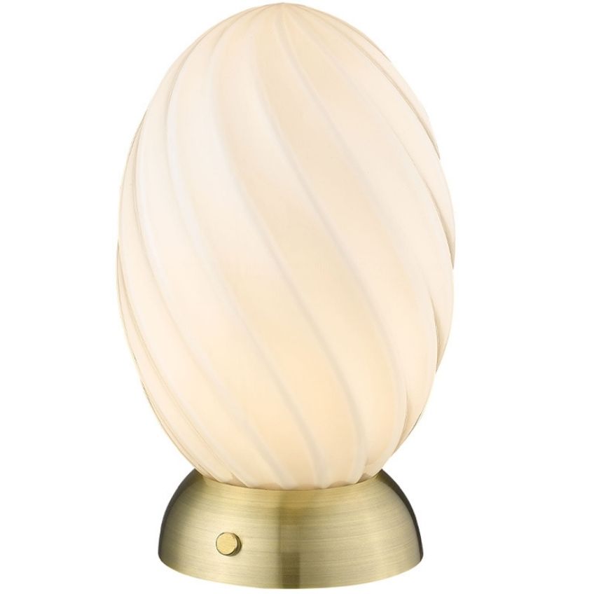 Halo Design Skleněná stolní lampa Twist