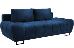 Windsor & Co Sametová rozkládací pohovka Cirrus 215 cm