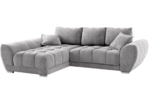 Windsor & Co Sametová rozkládací pohovka Nuage 285 cm