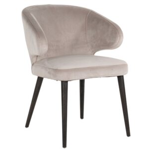 Richmond Sametová jídelní židle Indigo