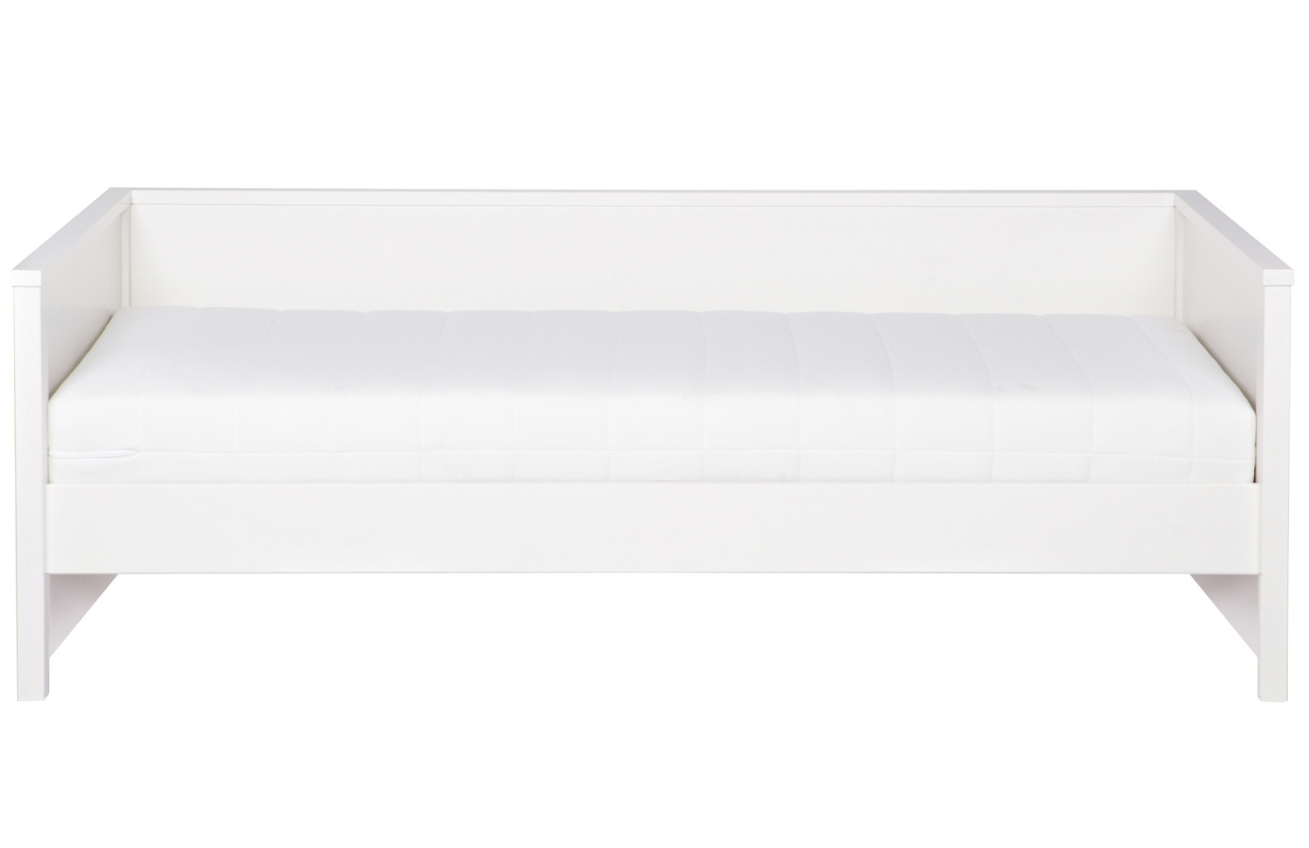 WOOOD Bílá borovicová postel Warde 90x200 cm