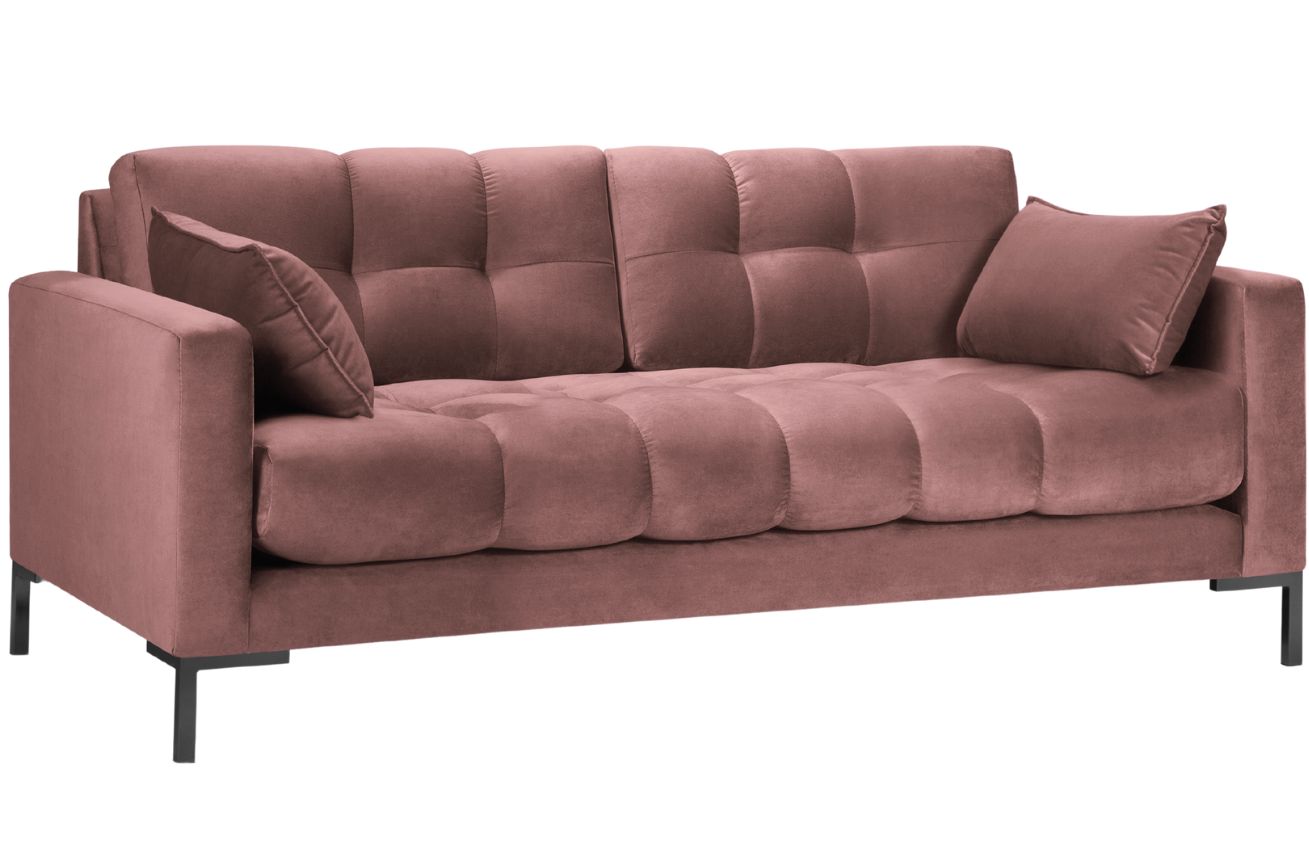 Micadoni Sametová pohovka Mamaia 152 cm