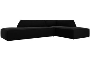 Micadoni Sametová rohová pohovka Ruby 273 cm