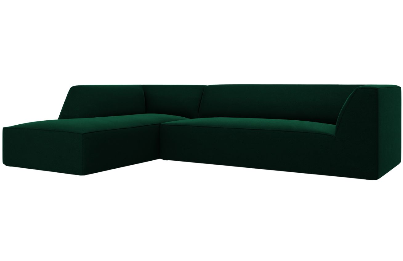 Micadoni Sametová rohová pohovka Ruby 273 cm