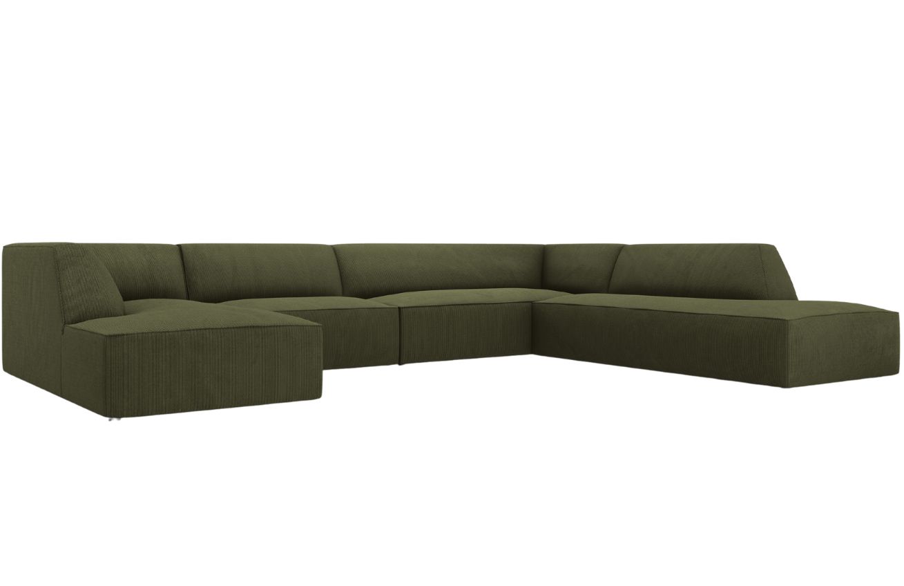 Micadoni Manšestrová rohová pohovka Ruby 366 cm