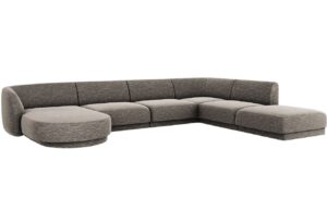 Micadoni Rohová pohovka Miley 330 cm