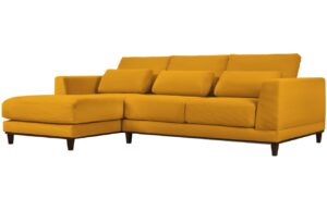 Windsor & Co Manšestrová rohová pohovka Leon 260 cm