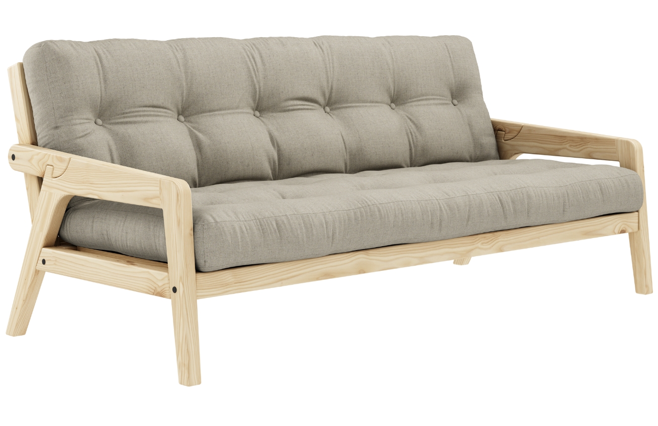 Karup Design Lněná rozkládací pohovka Grab 204 cm