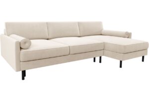 Micadoni Sametová rozkládací pohovka Scott 212 cm