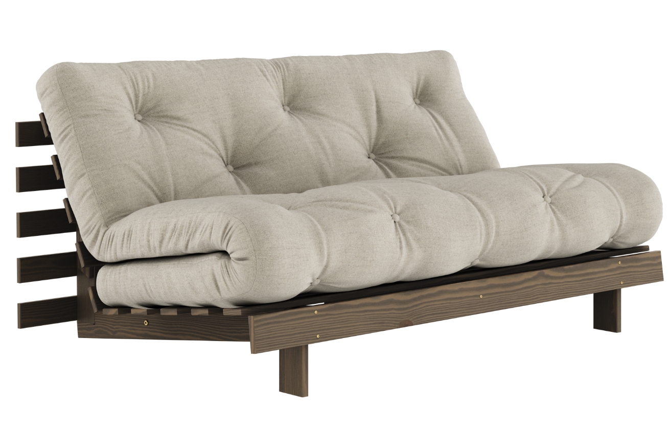Karup Design Lněná rozkládací pohovka Roots 160 cm