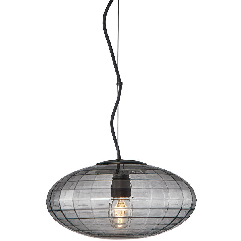 Halo Design Skleněné závěsné světlo Mesh 28 cm