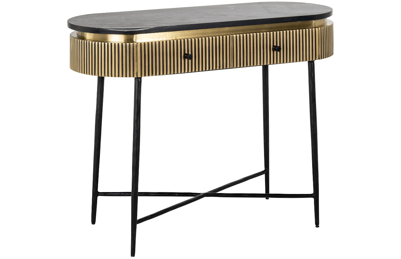 Richmond Mramorový toaletní stolek Ironville 100 x 40 cm