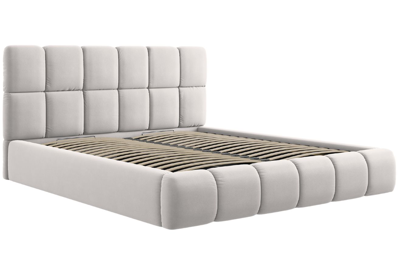 Micadoni Sametová postel Bellis 200 x 200 cm