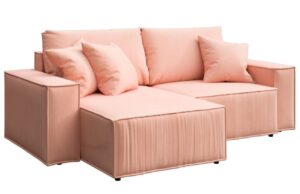 Ghado Sametová rozkládací pohovka Melow 250 cm