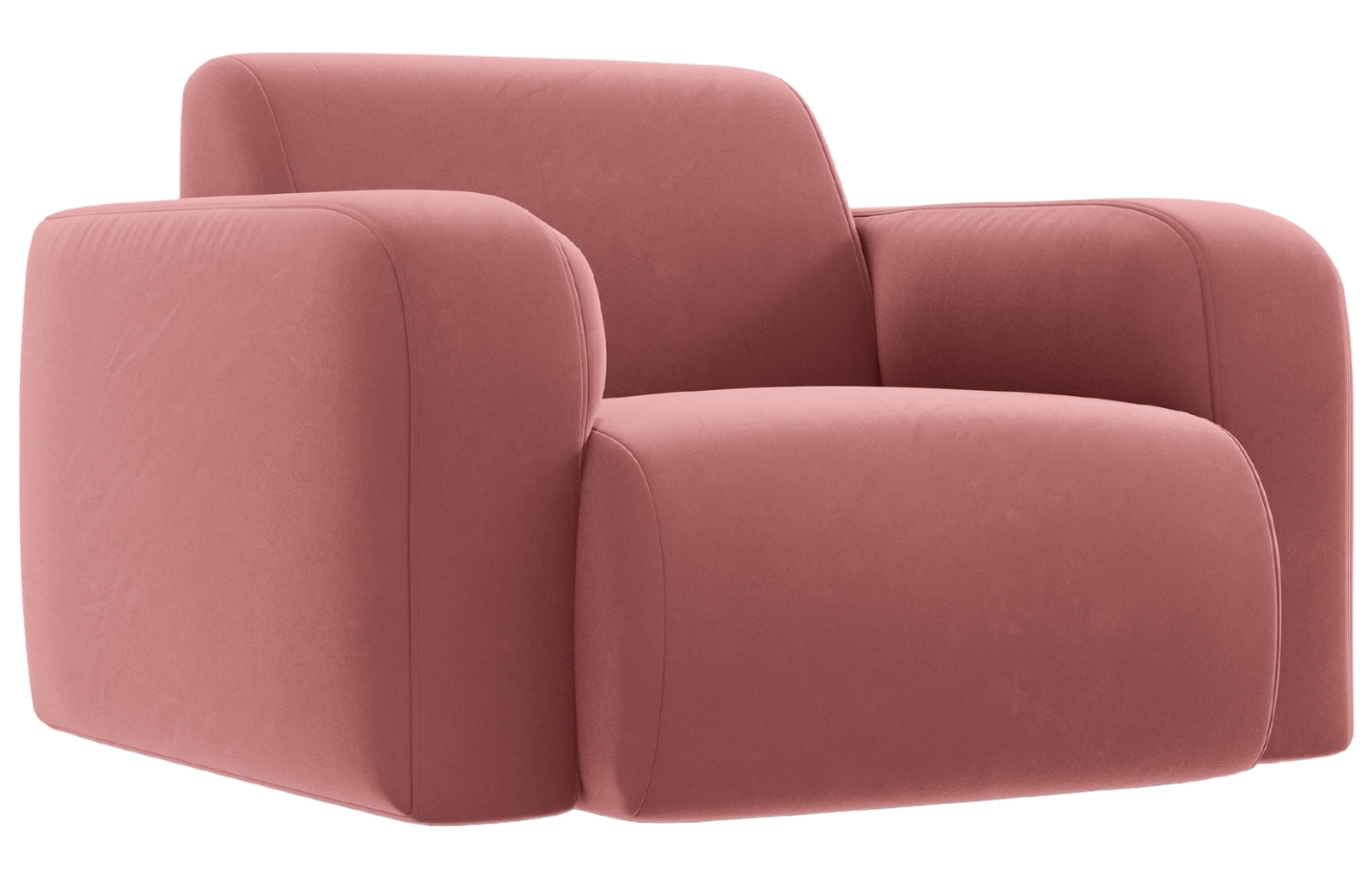 Windsor & Co Sametové křeslo Lola