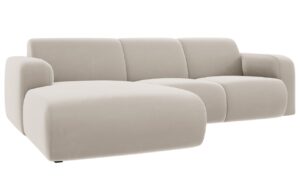 Windsor & Co Sametová rohová pohovka Lola 250 cm