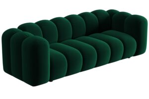 Micadoni Sametová pohovka Lupine 228 cm