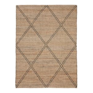 Jutový koberec Kave Home Vallalta 160 x 230 cm
