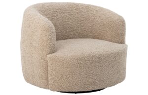 Bloomingville Bouclé otočné křeslo Bocca