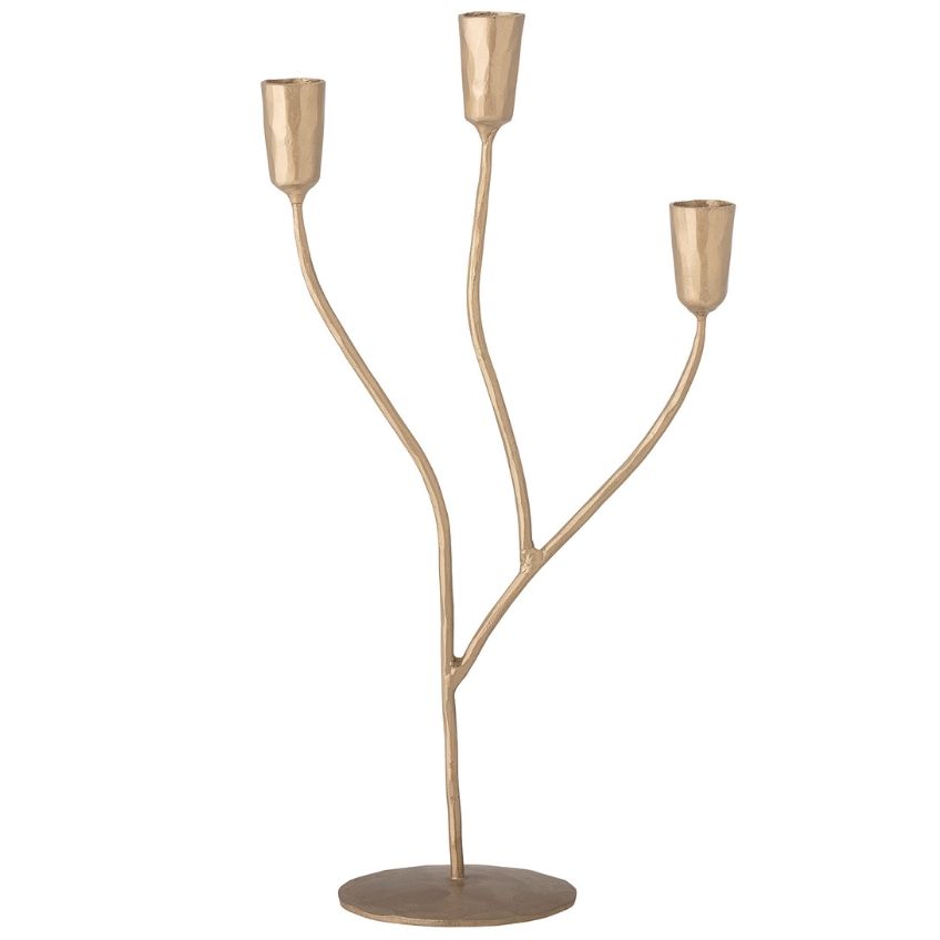 Bloomingville Kovový svícen Lorine 42 cm