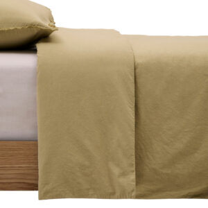 Kave Home Zelená bavlněná sada povlečení Sifinia 150 x 220 cm