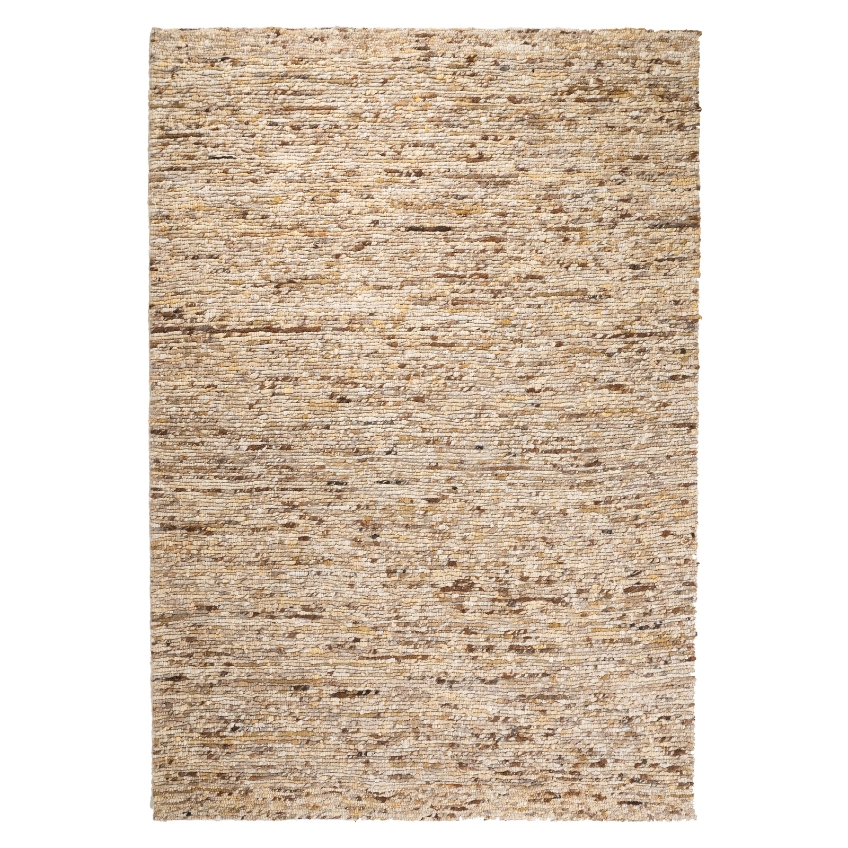 By-Boo Béžovo-hnědý vlněný koberec Takara 190 x 290 cm