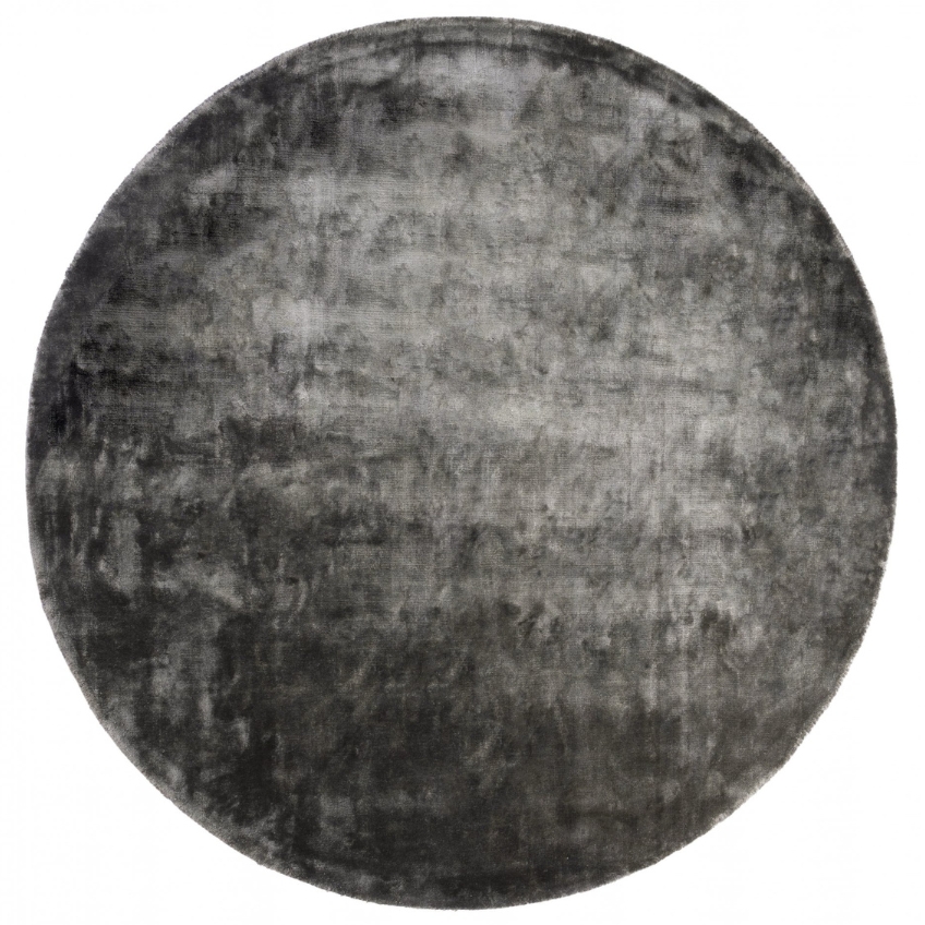 Fargotex Tmavě šedý kulatý koberec Aracelis 250 cm