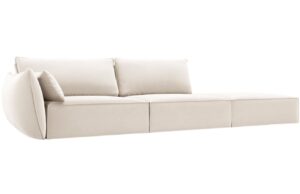 Micadoni Sametová pohovka Kaelle 264 cm