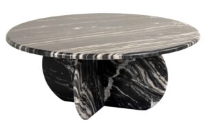 Richmond Mramorový konferenční stolek Bancroft 90 cm