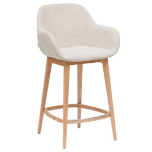 Béžová barová židle Kave Home Konna 65 cm