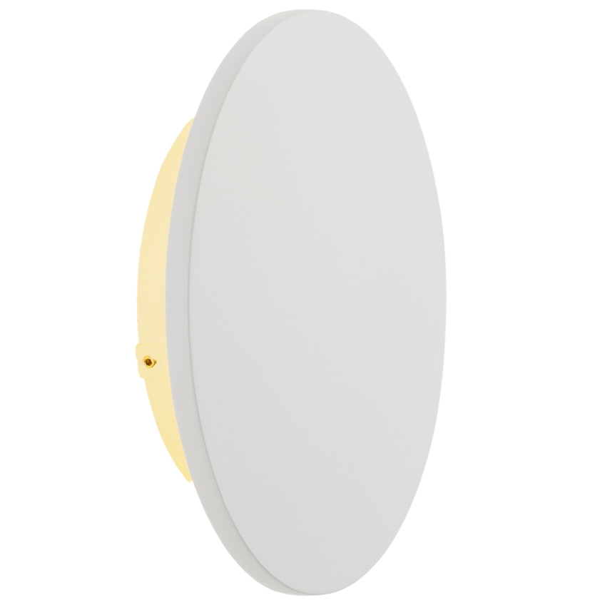 Bílé kovové venkovní nástěnné LED světlo Nova Luce Copper 18 cm