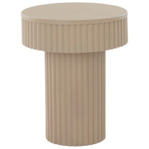 Jotex Béžový kovový odkládací stolek WINTON 36 cm