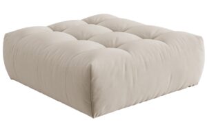 Micadoni Sametová podnožka Bloom 101 x 110 cm