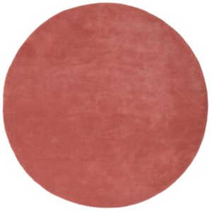 Jotex Červený kulatý vlněný koberec ASIA 200 cm