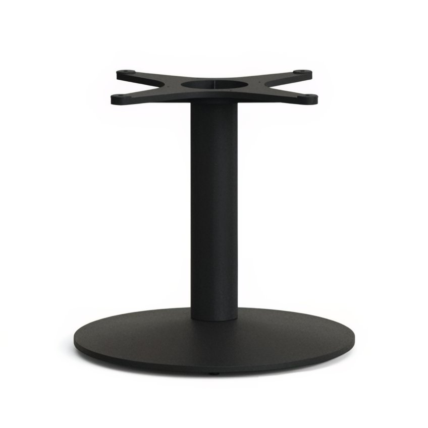 Černá kovová stolová podnož Kave Home Esilda 45 cm