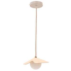 Dřevěné závěsné světlo Kave Home Wilara 18 cm