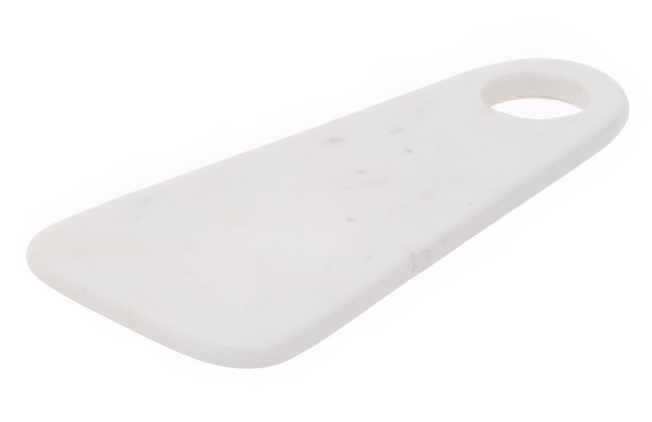 Bílé mramorové servírovací prkénko Kave Home Zera