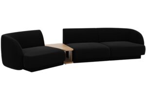 Micadoni Sametová pohovka Miley 303 cm