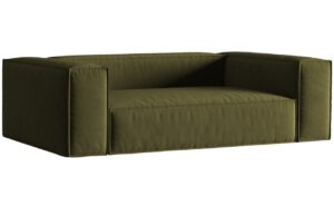 Micadoni Sametová pohovka Nuria 210 cm