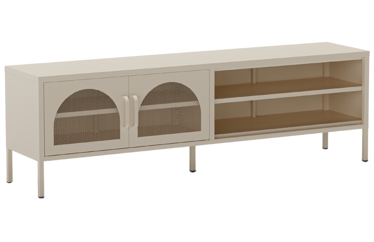 Marckeric Kovový TV stolek Diora 160 x 35 cm