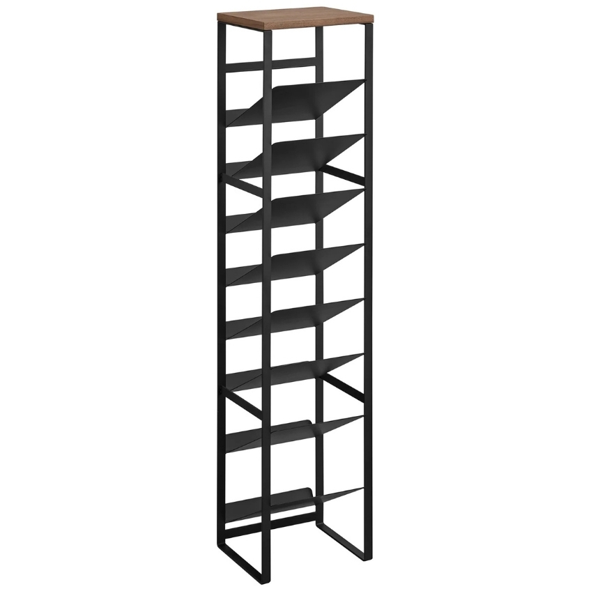 YAMAZAKI Kovový stojan na láhve Tower 88